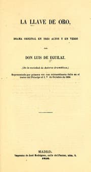 Tapa de La llave de oro