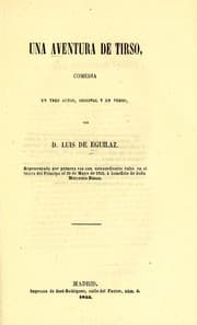 Tapa de Una aventura de Tirso