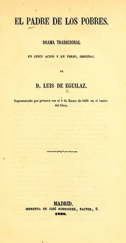 Tapa de El padre de los pobres