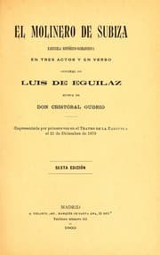 Tapa de El molinero de Subiza