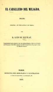 Tapa de El caballero del milagro