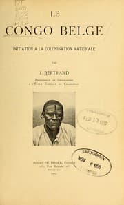 Tapa de Le Congo belge