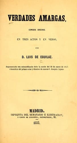 Tapa de Verdades amargas