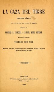 Tapa de La caza del tigre