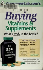 Tapa de ConsumerLab.com's guide to buying vitamins & supplements