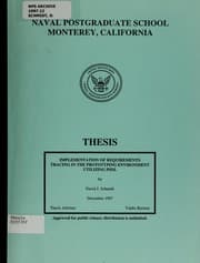 Tapa de Implementation of requirements tracing in the prototyping environment utilizing PSDL