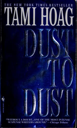 Tapa de Dust to dust