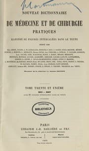Tapa de Nouveau dictionnaire de medecine et de chirurgie pratiques