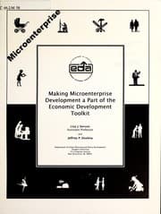 Tapa de Making microenterprise development a part of the economic development toolkit