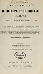Tapa de Nouveau dictionnaire de medecine et de chirurgie pratiques