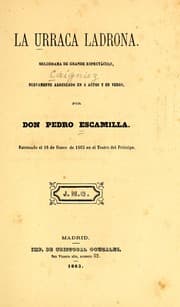 Tapa de La urraca ladrona