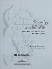 Tapa de Chronology of Hispanic-American history