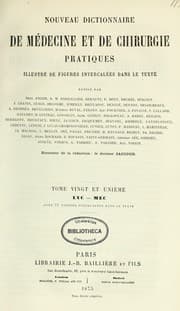 Tapa de Nouveau dictionnaire de medecine et de chirurgie pratiques