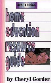Tapa de Home education resource guide