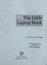 Tapa de The little laptop book