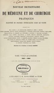 Tapa de Nouveau dictionnaire de medecine et de chirurgie pratiques