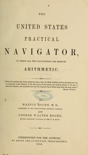Tapa de The United States practical navigator