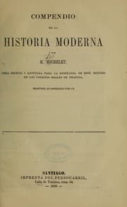 Tapa de Compendio de la historia moderna