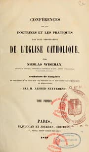 Tapa de Conférences sur les doctrines et les pratiques les plus importantes de l'Eglise catholique
