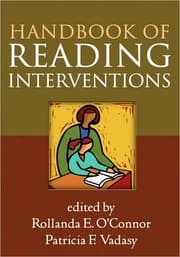 Tapa de Handbook of reading interventions