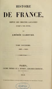 Tapa de Histoire de France, depuis les origines gauloises jusqu'à nos jours