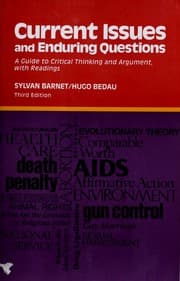 Tapa de Current issues and enduring questions -- third edition