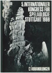 Tapa de 5. Internationaler Kongress für Speläologie Stuttgart 1969