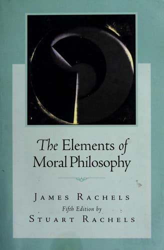 Tapa de The elements of moral philosophy