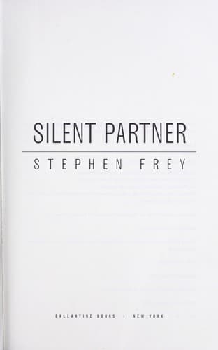 Tapa de Silent partner