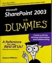 Tapa de Microsoft SharePoint 2003 for dummies