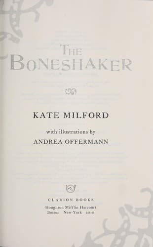 Tapa de The Boneshaker