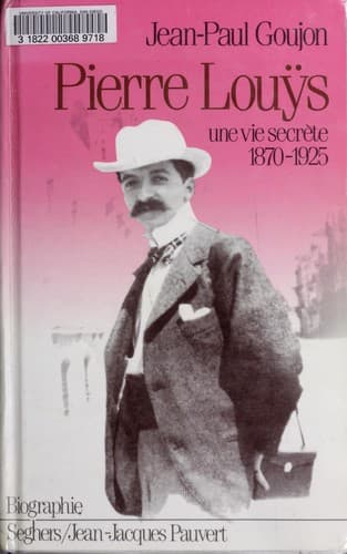 Tapa de Pierre Louÿs