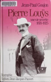 Tapa de Pierre Louÿs
