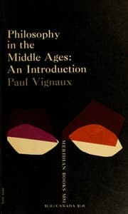 Tapa de Philosophie au Moyen Age