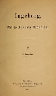 Tapa de Ingeborg, Philip Augusts dronning