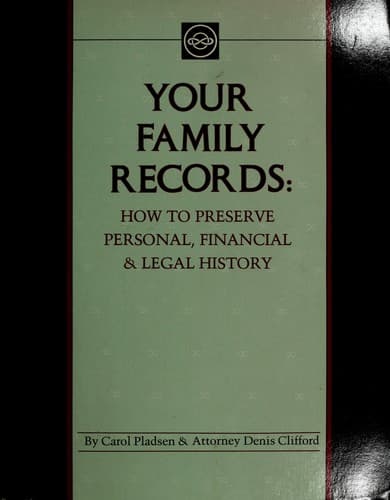 Tapa de Your Family Records