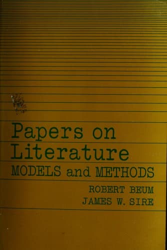 Tapa de Papers on literature