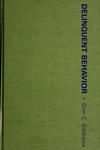Tapa de Delinquent behavior
