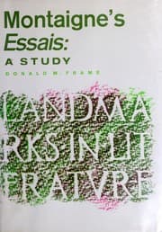 Tapa de Montaigne's Essais: a study