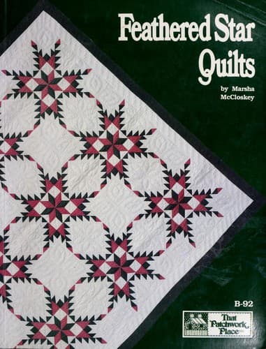 Tapa de Feathered star quilts