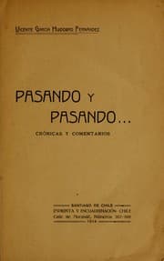Tapa de Pasando y pasando
