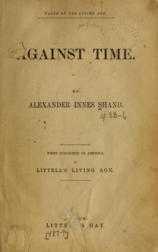 Tapa de Against time