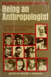 Tapa de Being an anthropologist