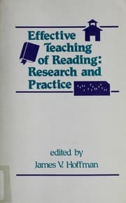Tapa de Effective teaching of reading