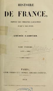 Tapa de Histoire de France, depuis les origines gauloises jusqu'à nos jours