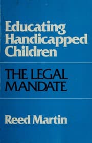 Tapa de Educating handicapped children