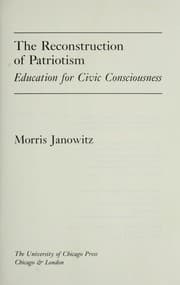 Tapa de The reconstruction of patriotism