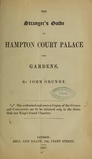 Tapa de The stranger's guide to Hampton Court palace and gardens