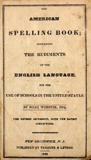 Tapa de The American spelling book