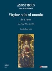 Tapa de Virgine sola al mundo, for 4 voice (ms. VEcap 758 cc. 36v-38r), a cura di Giorgio Bussolin e Stefano Zanus Fortes
